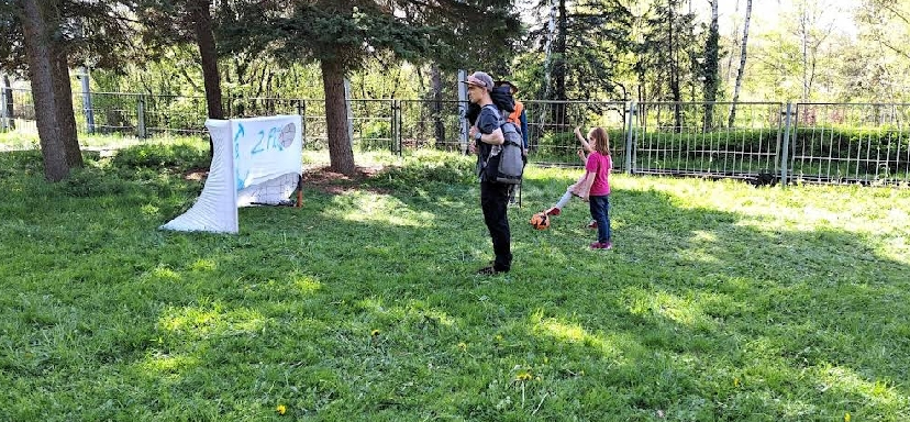 Rodelberg im Park