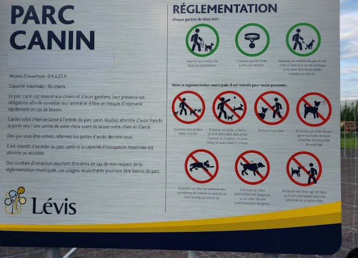 Parc canin St-Romuald