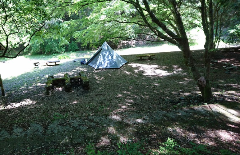 西予市桂川渓谷キャンプ場