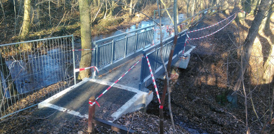 Neue Brücke am Ohrawanderweg